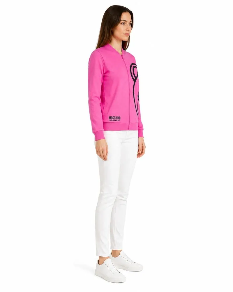 Moschino Women's Sweatshirt Pink Apparel - Knitwear-Sweatshirts Pink