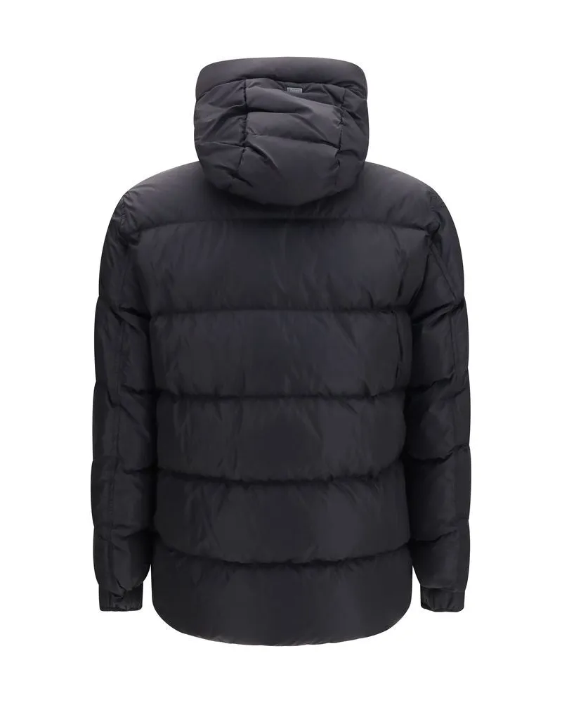 Herno Goose Down Quilted Down Jacket — Black Black
