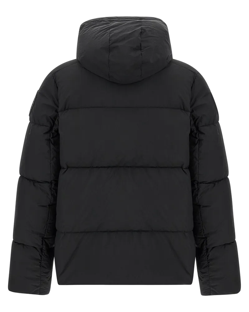 Canada Goose Men's Black Polyamide Full-Length Jacket Clothing Black