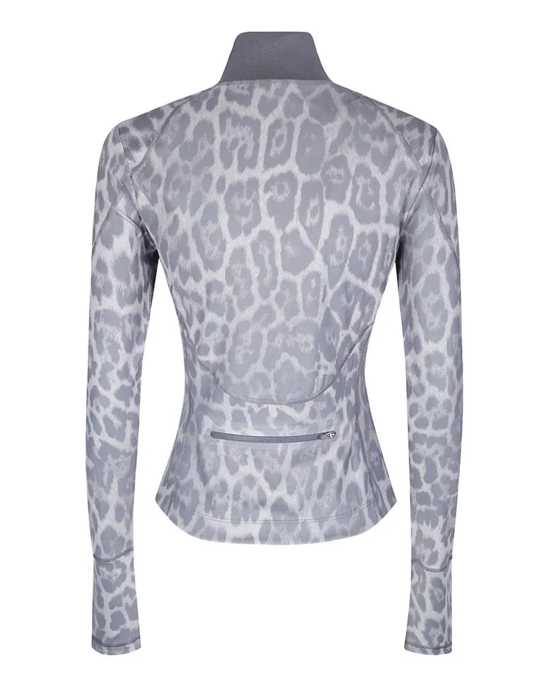 adidas Leopard Print Sweatshirt — Grey Grey