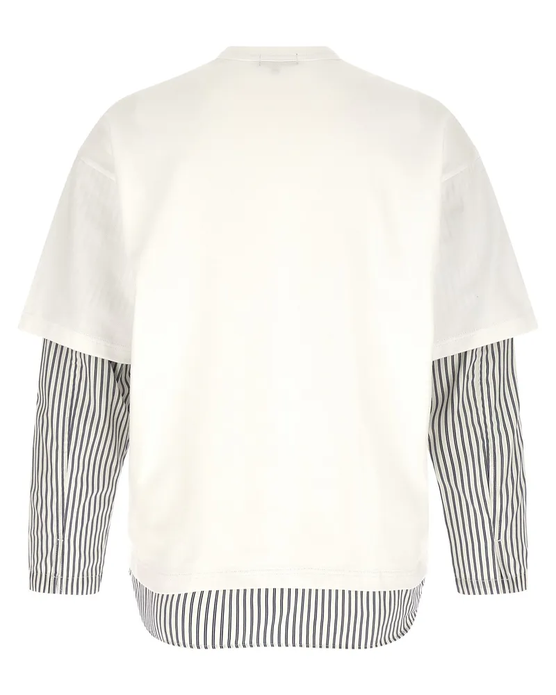 Comme des Garçons Men's White Cotton T-Shirt White