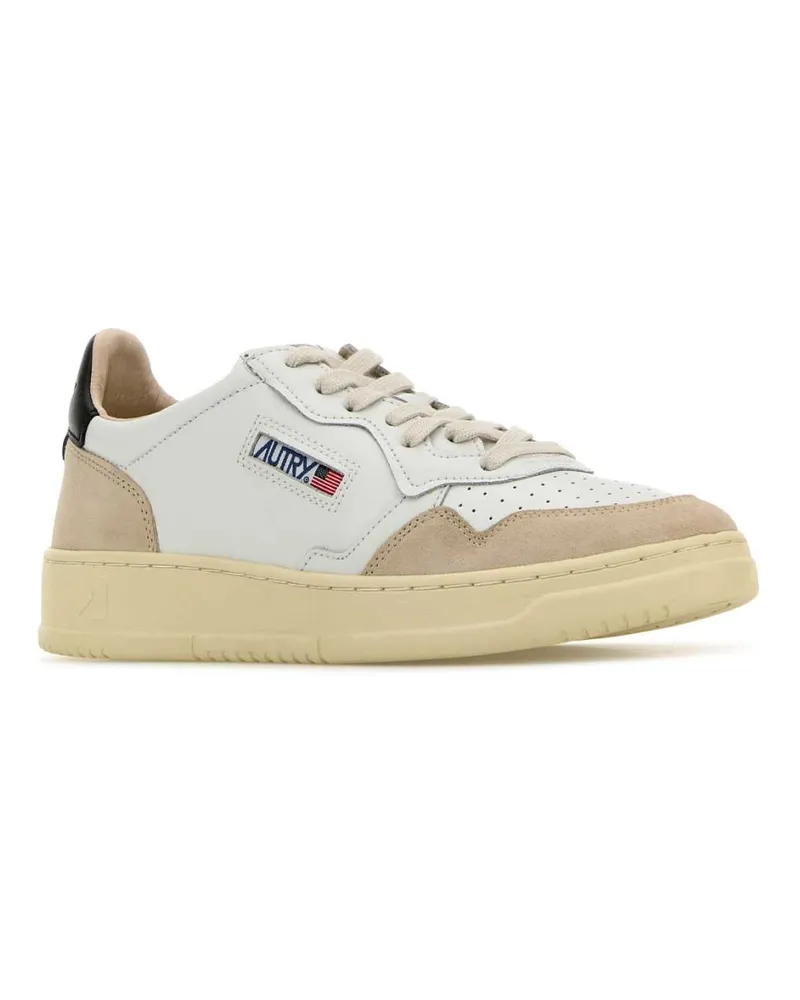 AUTRY Men's Multicolor Leather Medalist Sneakers Ls21 White