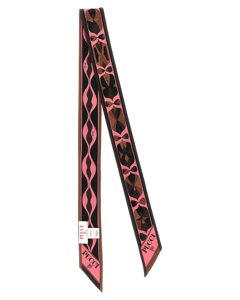Emilio Pucci Silk Foulard Scarf — Multicolor Multicolor