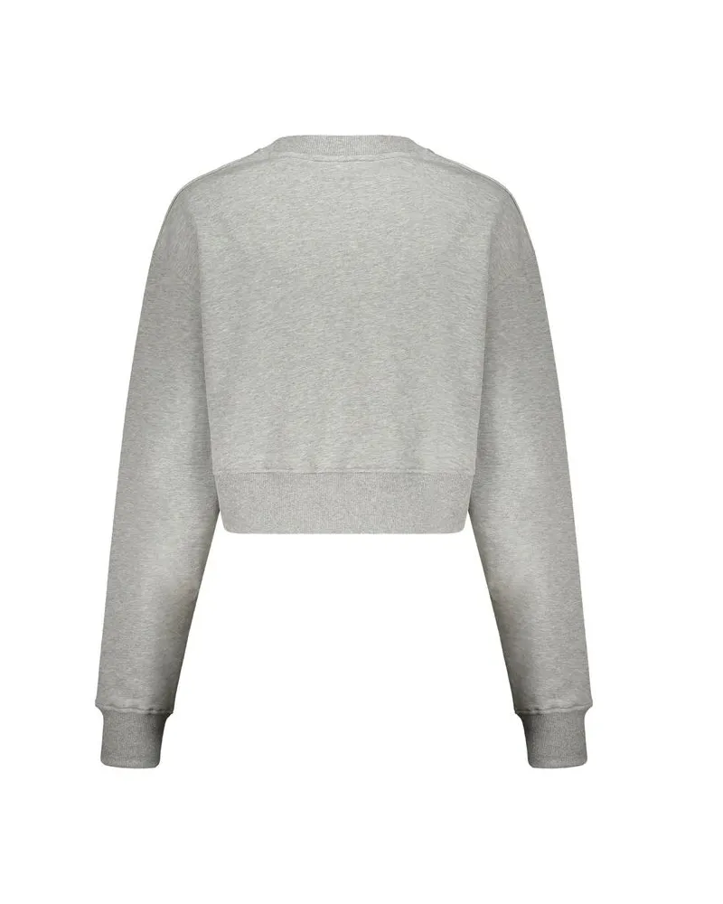Balmain Women's Gray Cotton Sweatshirt Clothing Gray