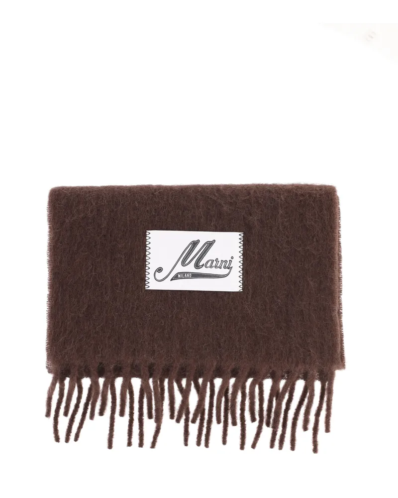 Marni Women's Scarfs Brown Alpaca Brown
