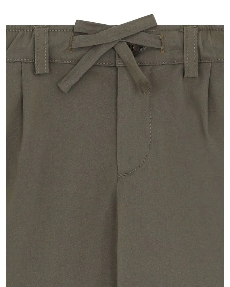 Dolce & Gabbana Stretch Cotton Bermuda Shorts — Green Green