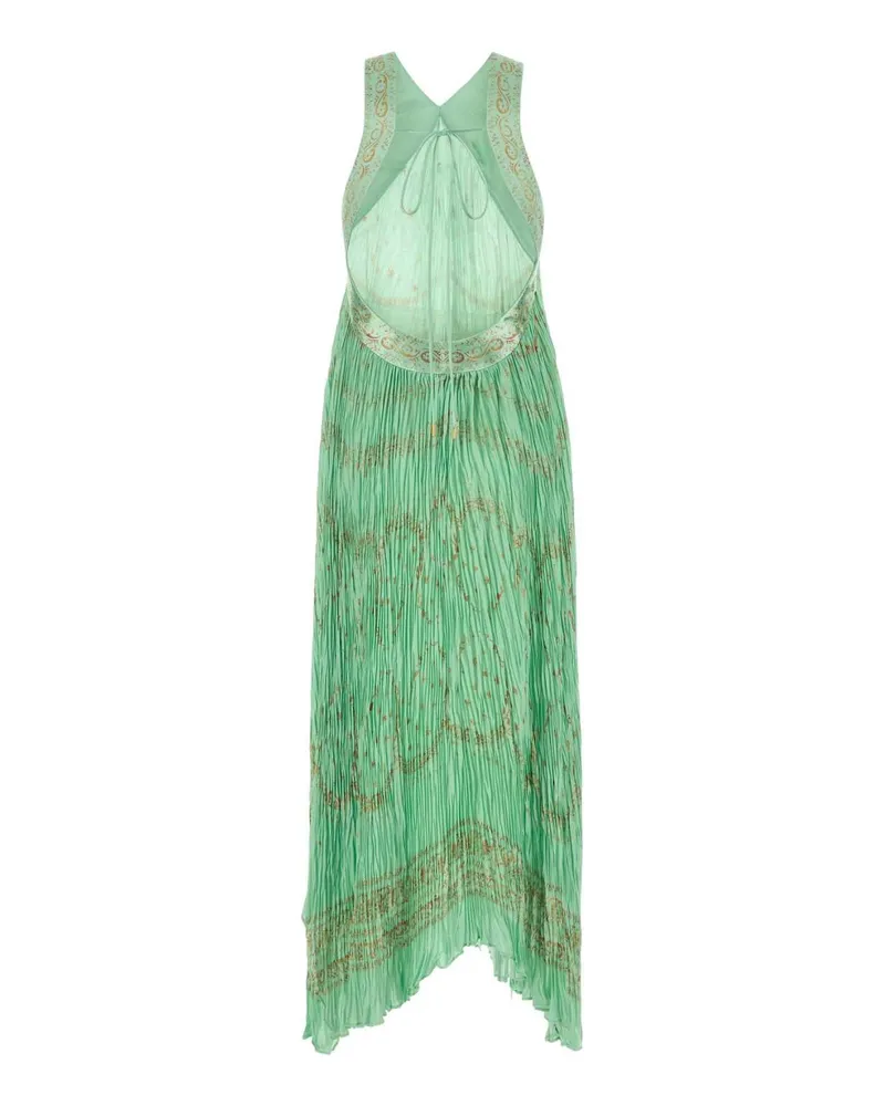Alberta Ferretti A04470149 1373 Fantasiaverde Abiti Dress Green