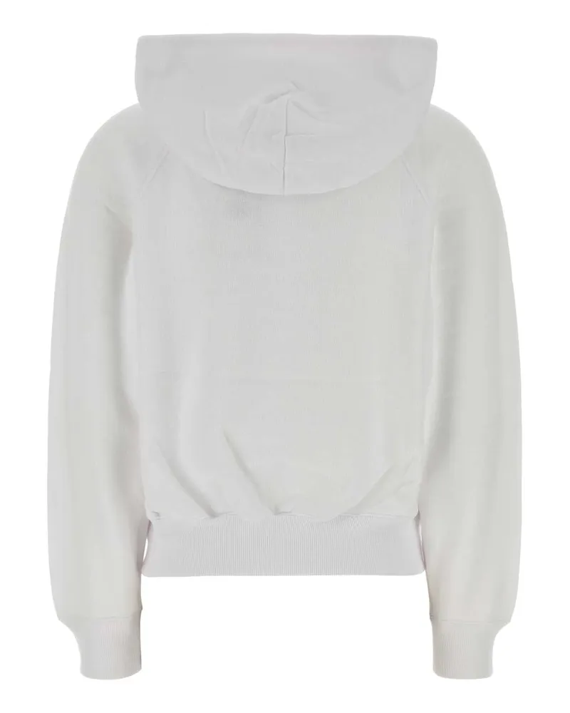 Ralph Lauren Women's Cotton-Blend Hoodie White Polyester Sweater White