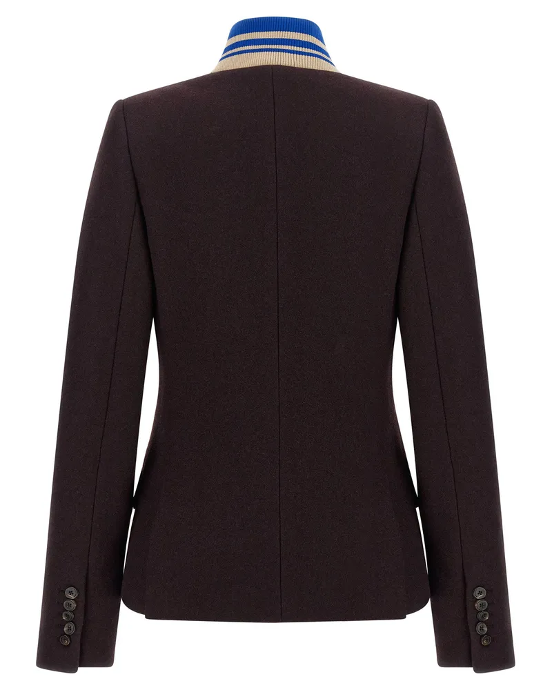 Dries van Noten Blazer — Eggplant Eggplant