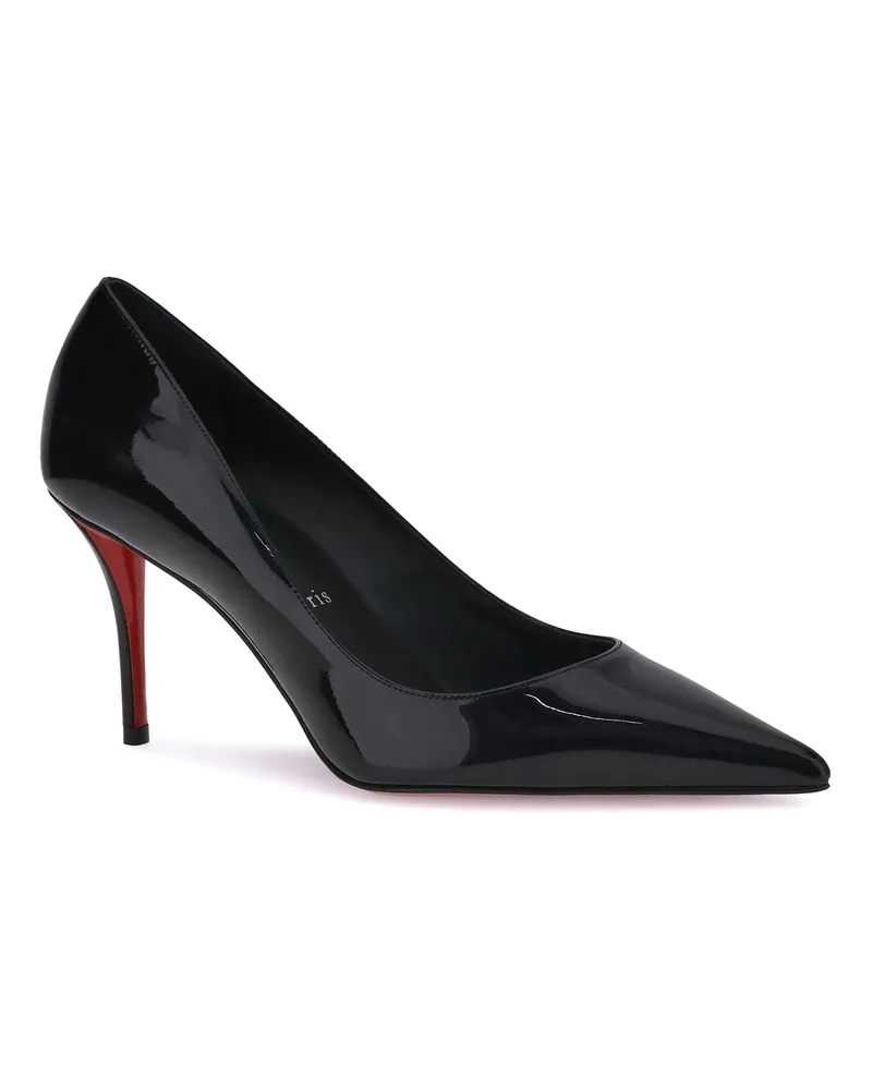 Christian Louboutin Women's Miss Z Pumps Black-Lin Black Black/lin High Heel Shoes Black