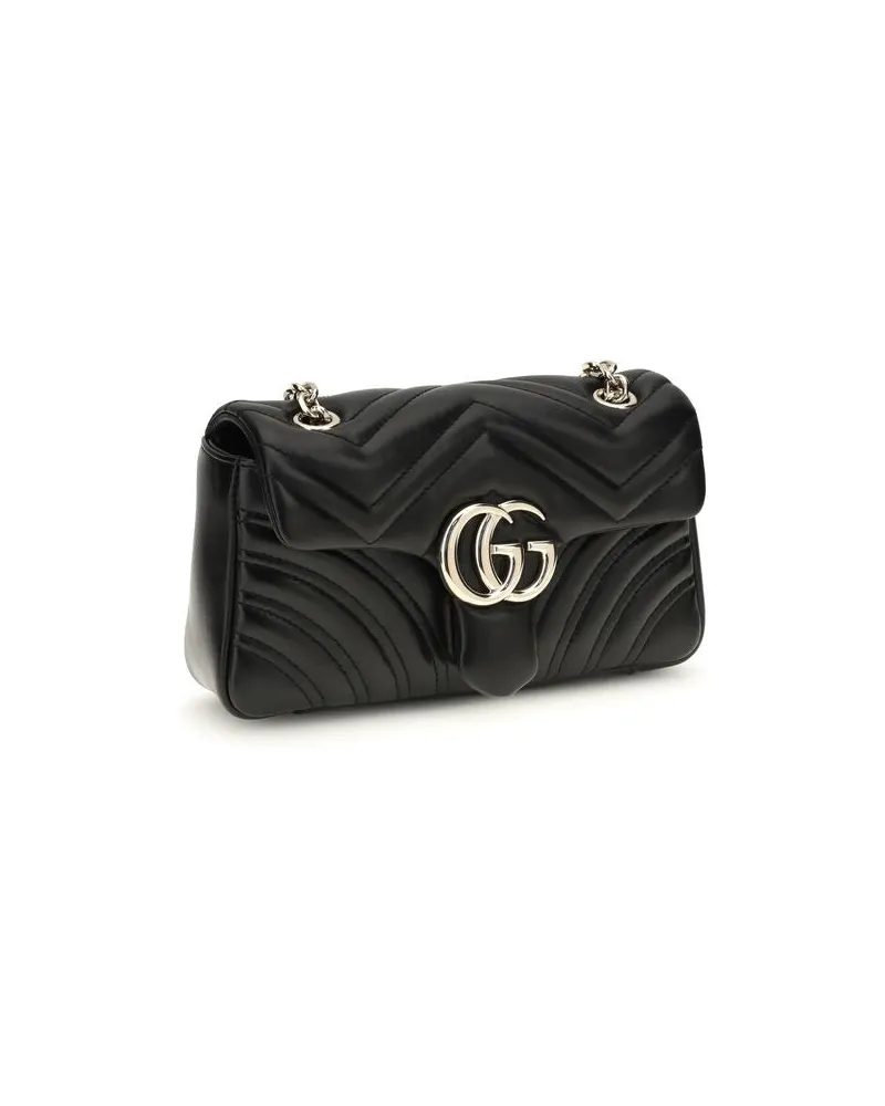 Gucci Women's Black Lamb Ovis Aries Handbag Bag Black