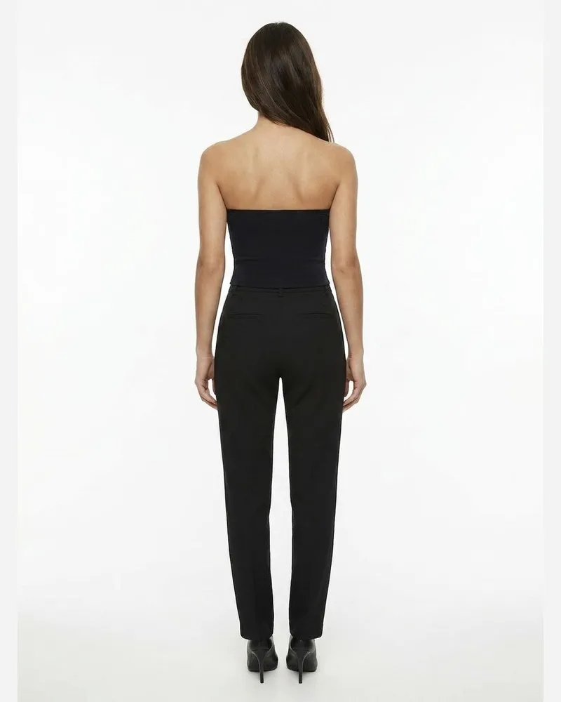 Dolce & Gabbana Cotton-Linen Blend Trousers — Black Black