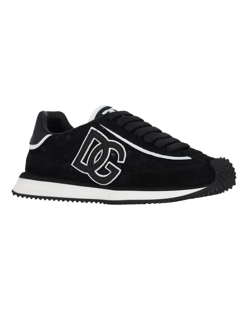 Dolce & Gabbana Women's Sneakers Black Outer: Calf Leather Black