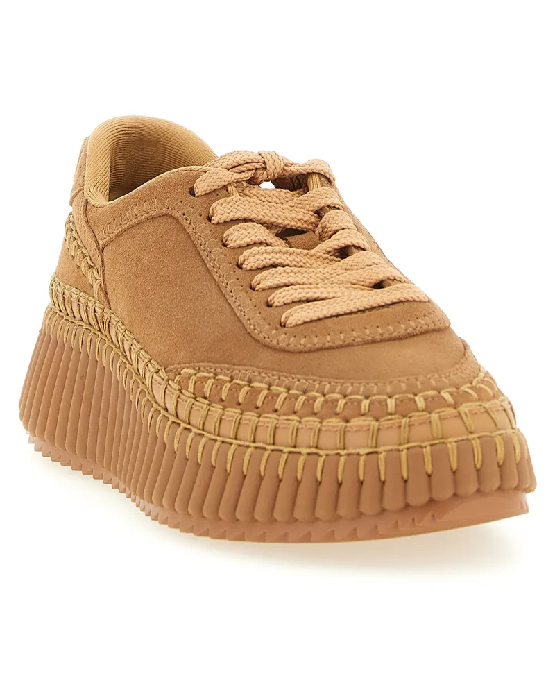 Chloé Nama Sneaker — Camel Camel