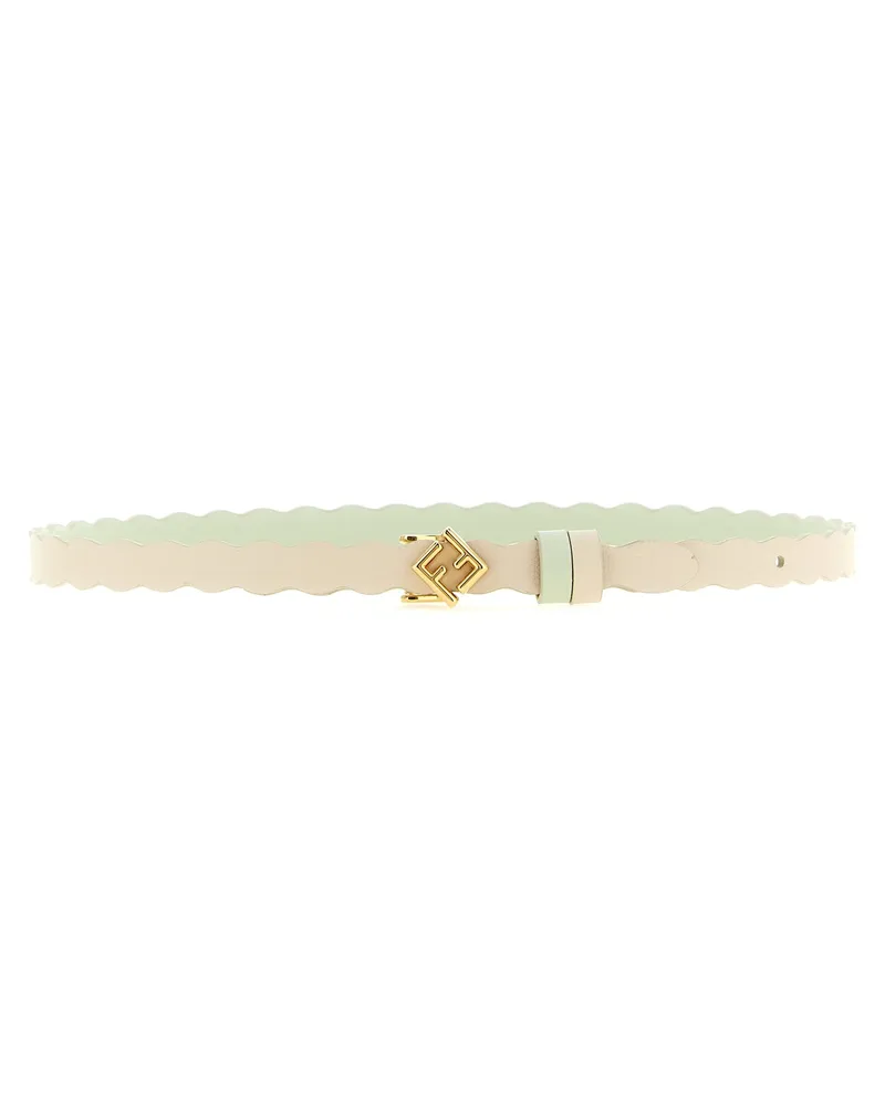 Fendi Women's Multicolor Calfskin Regular Belt Multicolor