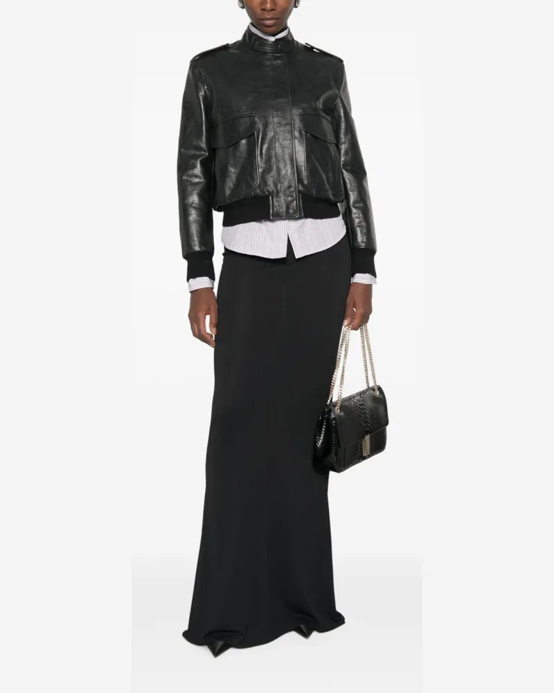 Tom Ford Women's Calfskin Jacket Black Black