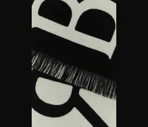 Unisex Scarf Black Wool