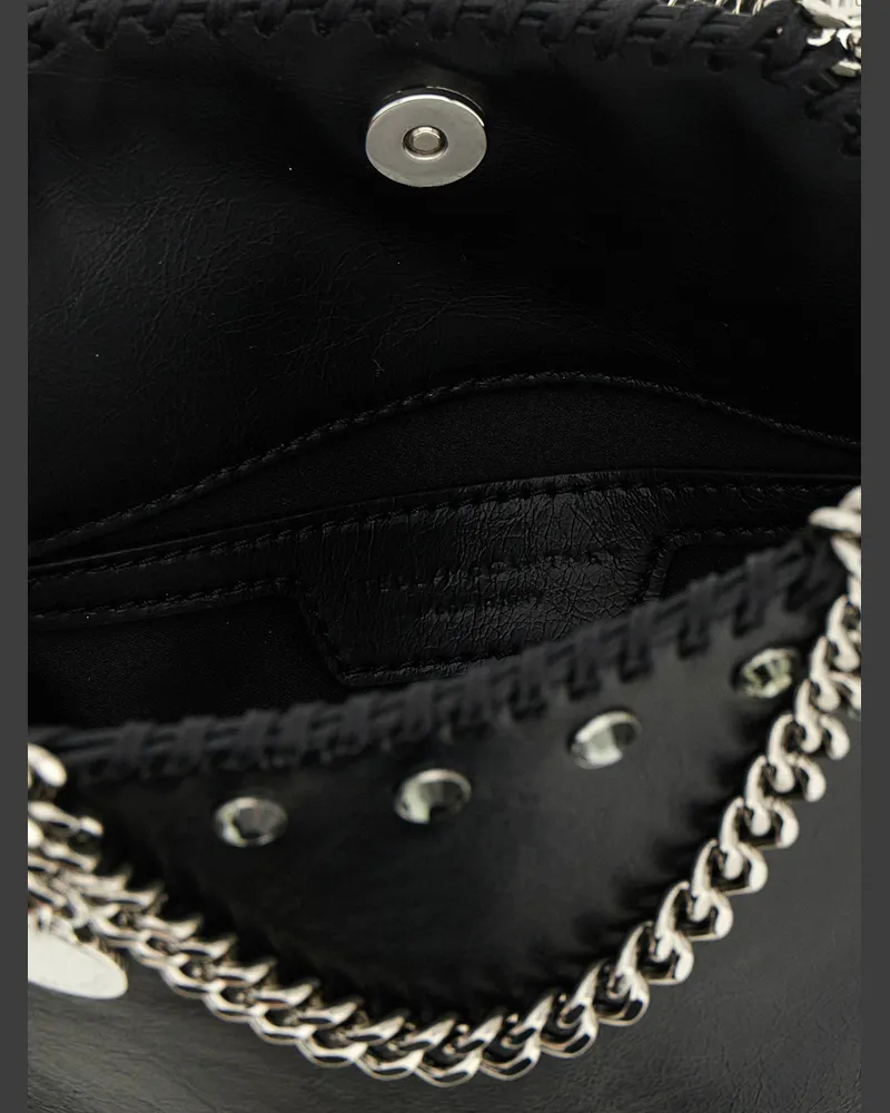 Stella McCartney Falabella Top Handle Bag — Black Black