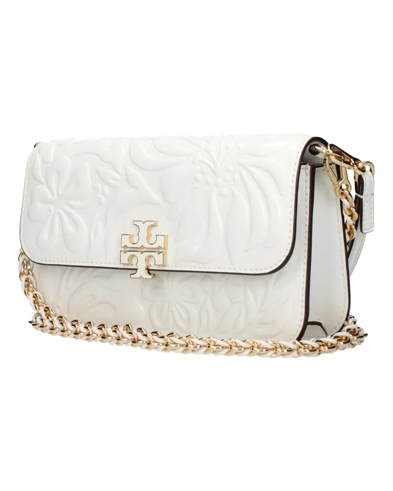 Tory Burch Leather Shoulder Bag — White White