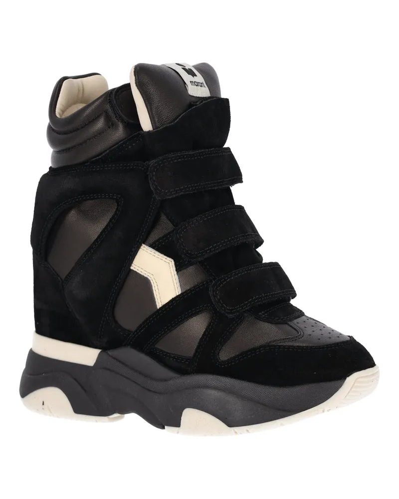Isabel Marant Women's Sneakers Black Cowhide Leather Black
