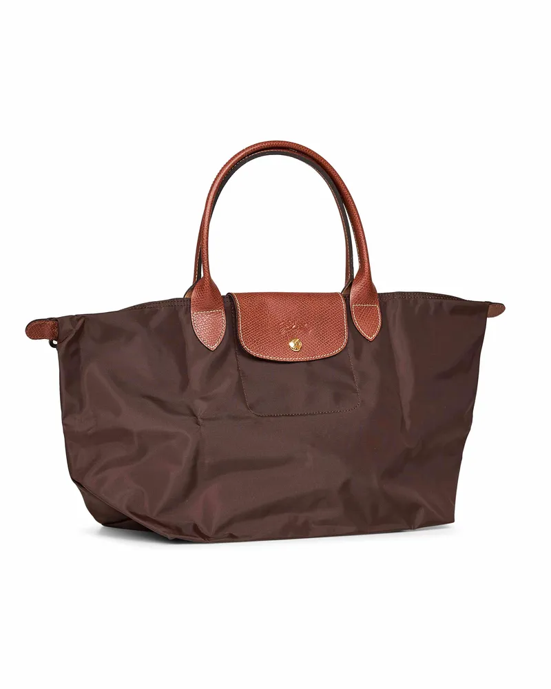 Longchamp Women's Handbag Le Pliage Original L Mocha Brown Polyamide Handbags Hand Bags Brown