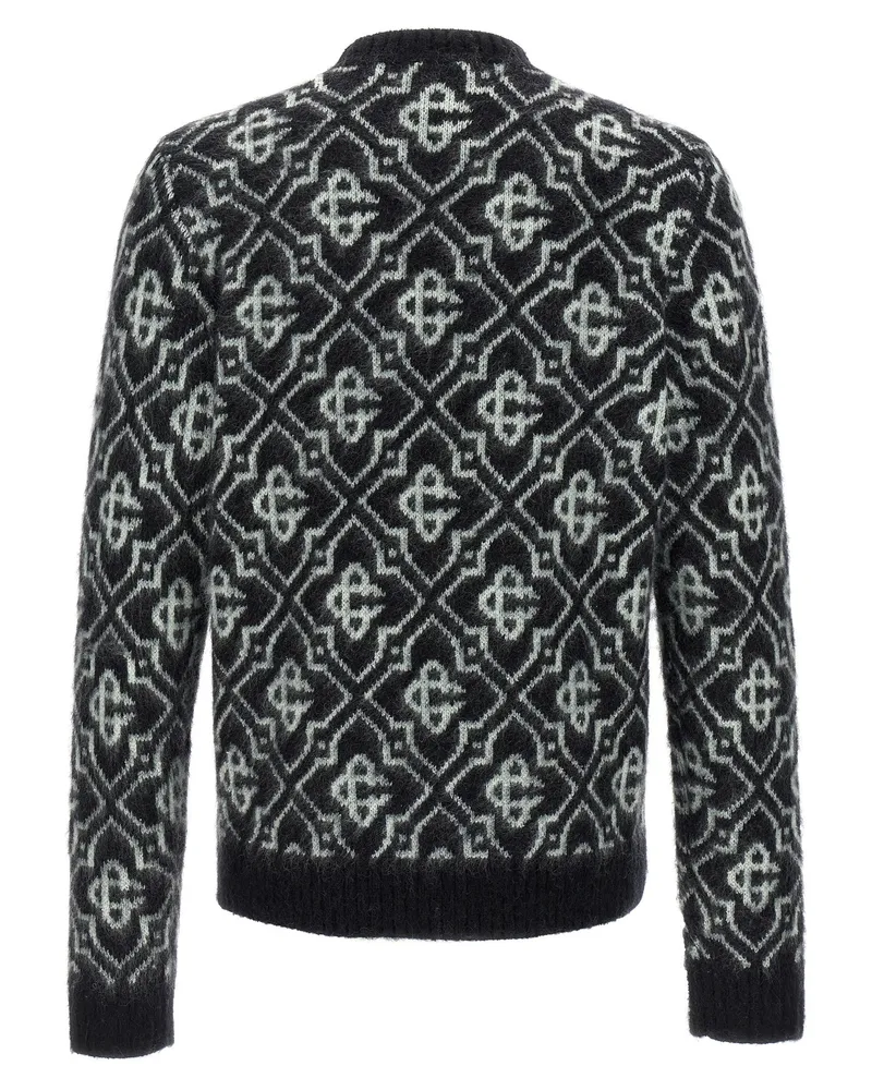 Casablanca Paris Men's Multicolor Nylon Cardigan Clothing Black