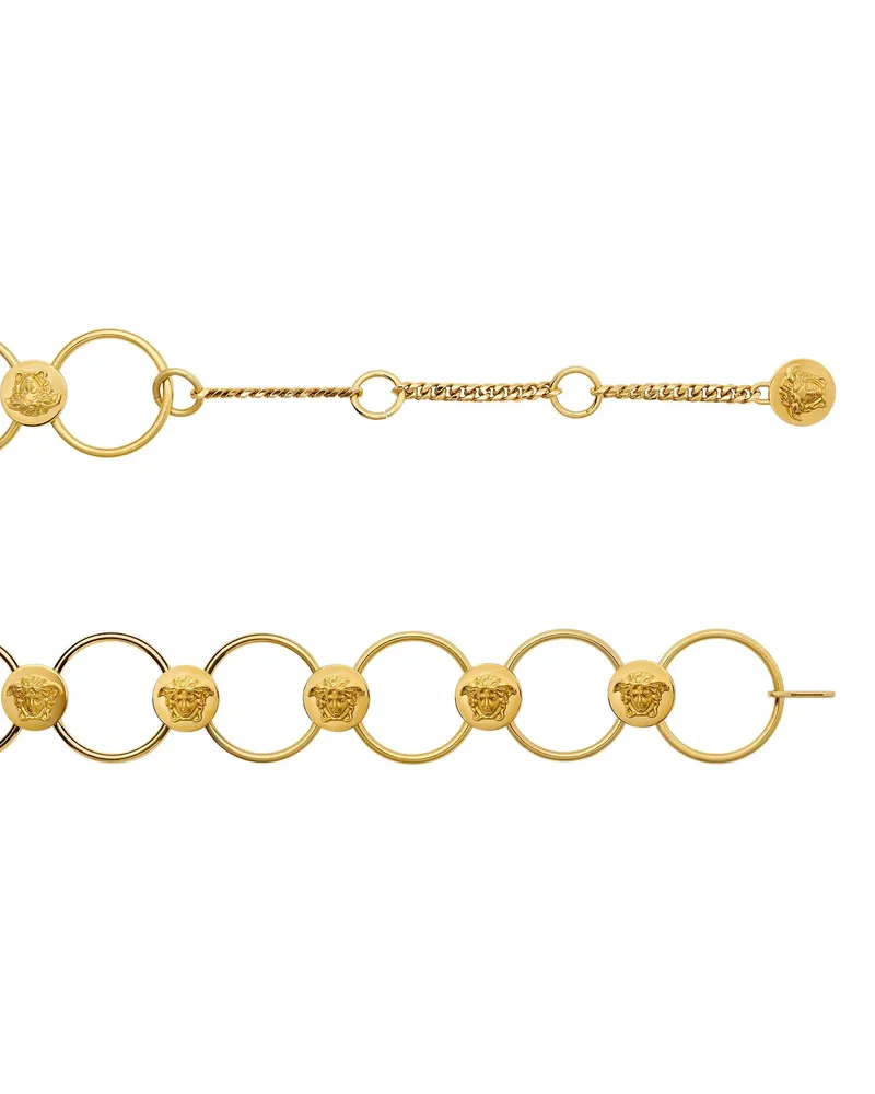 Versace La Medusa Belt — Gold Gold