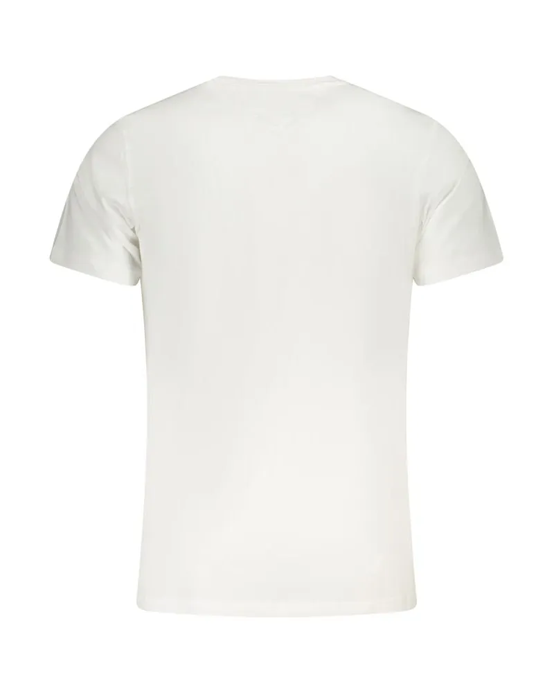 Tommy Hilfiger Logo-Embroidered Cotton T-Shirt — White White