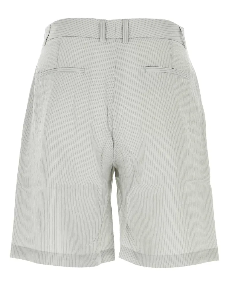 GIMAGUAS Men's Embroidered Modal Blend Nicolas Bermuda Shorts Grey Gray