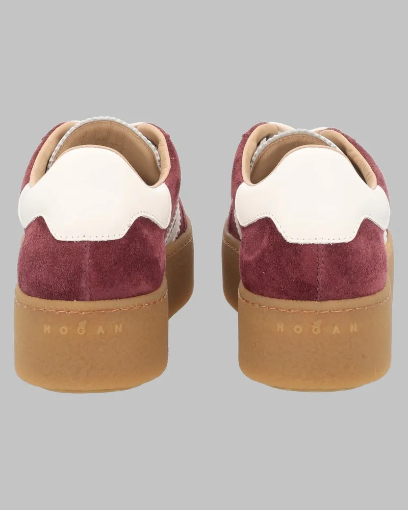 Hogan Cool Sneakers — Burgundy Burgundy