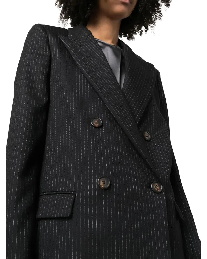 Brunello Cucinelli Virgin Wool Pinstripe Blazer 