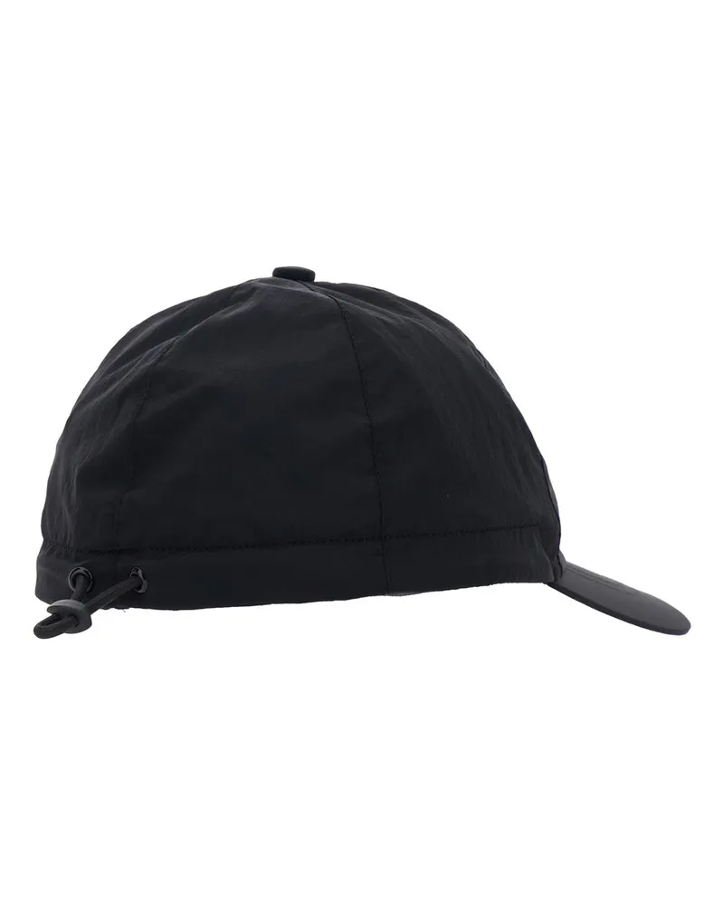 Stone Island Boys' Baseball Cap Black Fabric Polyamide Hat Black