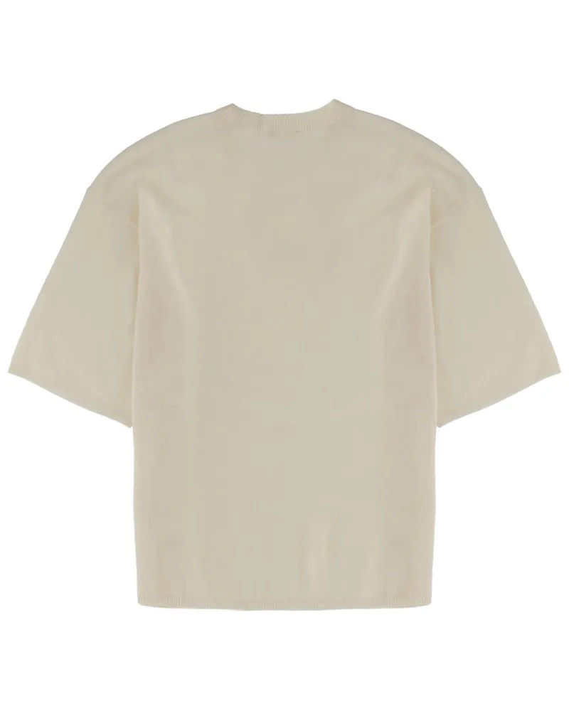 The Garment Wool Cashmere Blend T-Shirt — Beige Beige