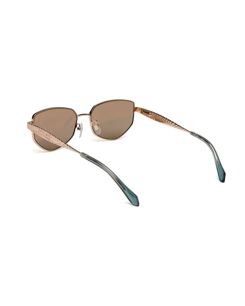 Just Cavalli SJC200 Stainless Steel Sunglasses — Gold Gold