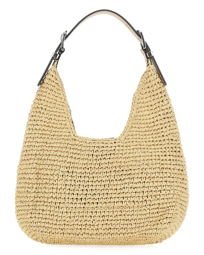 Michael Kors Women's Hobo Bag Nolita Beige Polypropylene Shoulder Beige