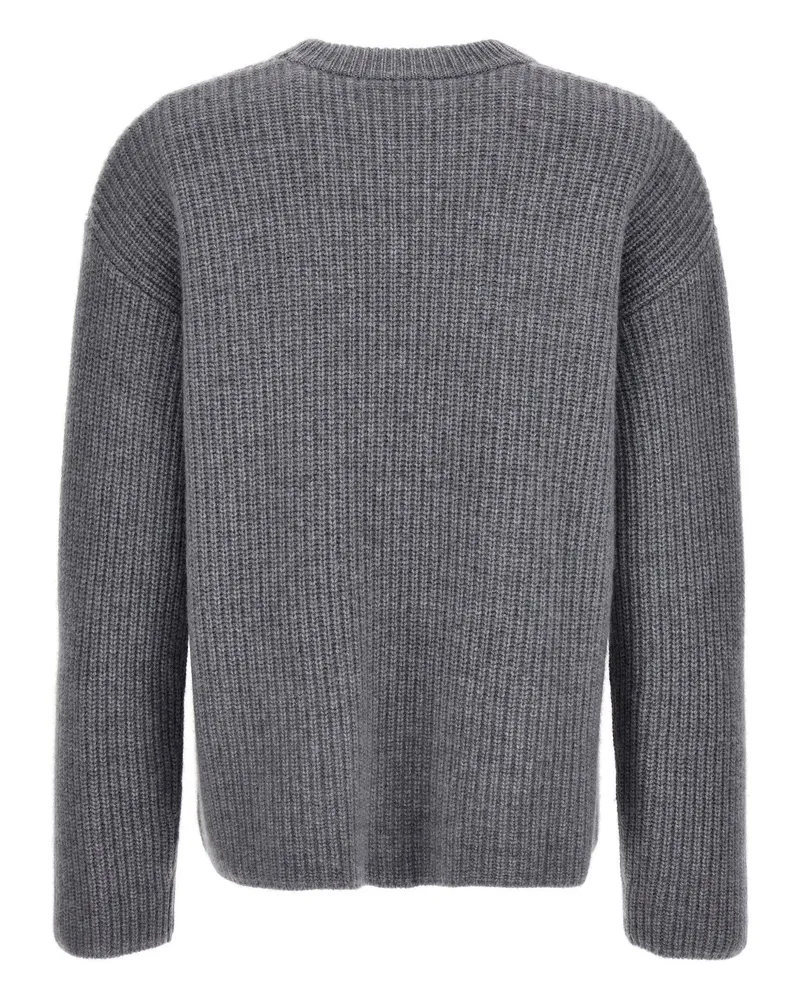 P.A.R.O.S.H. Cashmere Crewneck Sweater — Grey Grey