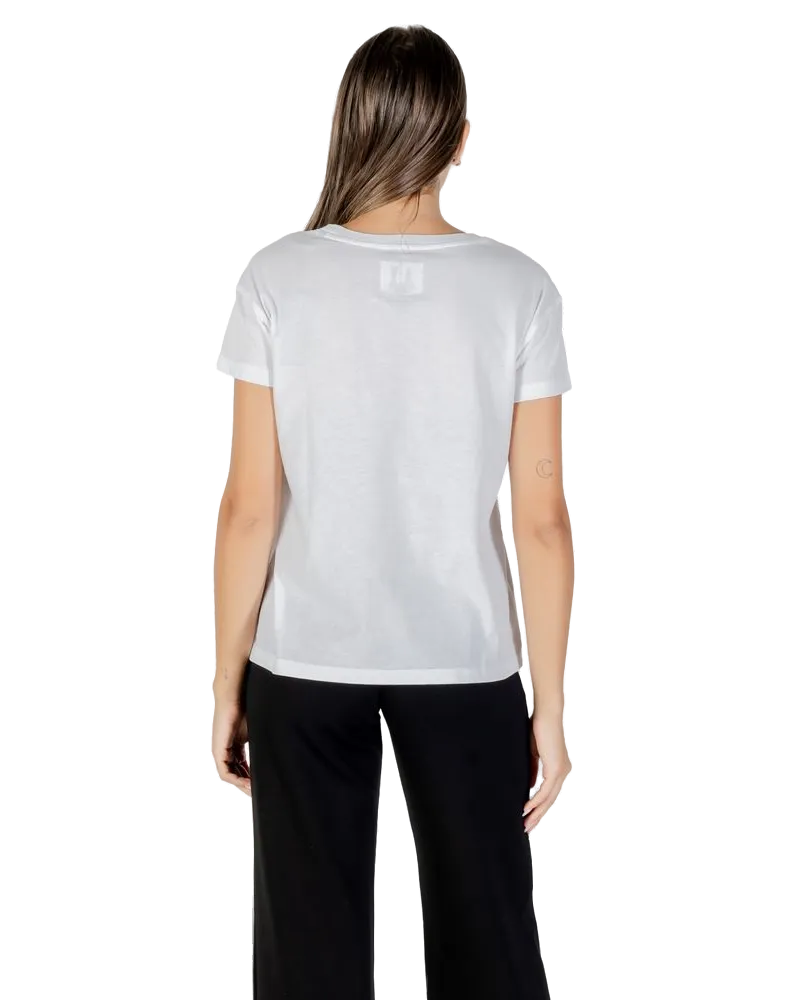 Armani Exchange Logo-Printed Cotton T-Shirt — White White