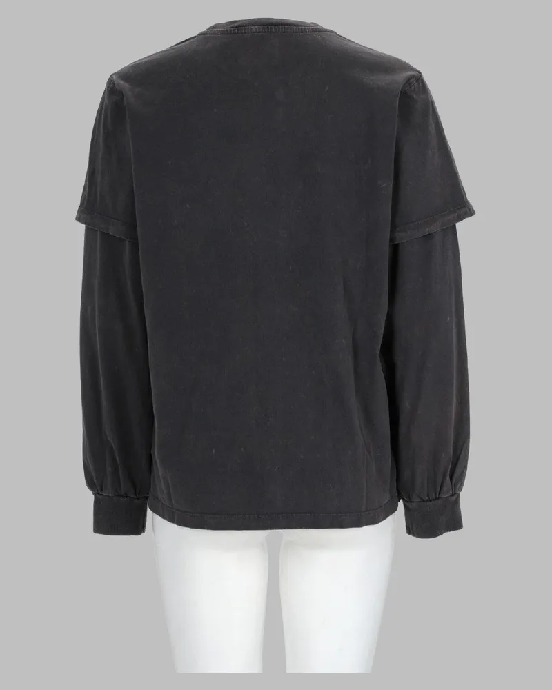 Ganni Logo T-Shirt — Gray Gray