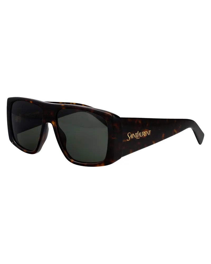 Saint Laurent Women's Sunglasses Havana-Grey Acetate Havana-Havana-Grey Havana/havana/grey Brown