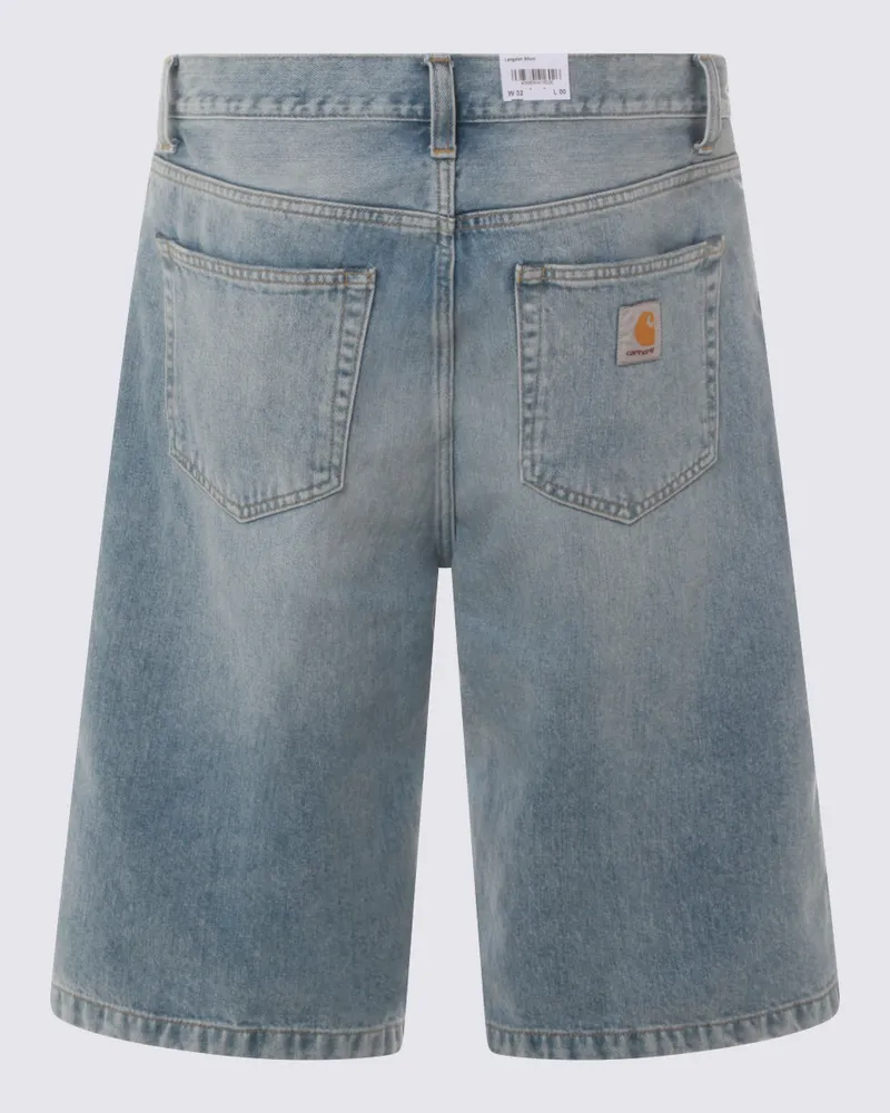 Carhartt WIP Men's Shorts Blue Heavy Worn Blue
