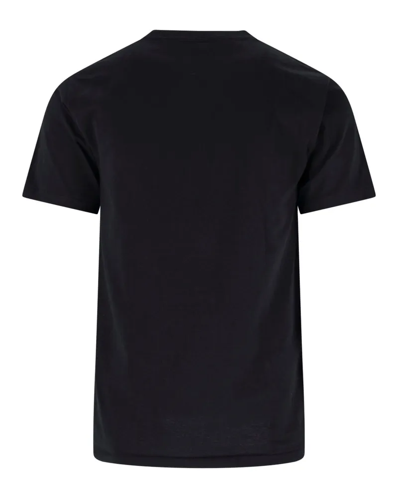 BAPE Men's T-Shirts And Polos Black Cotton Black