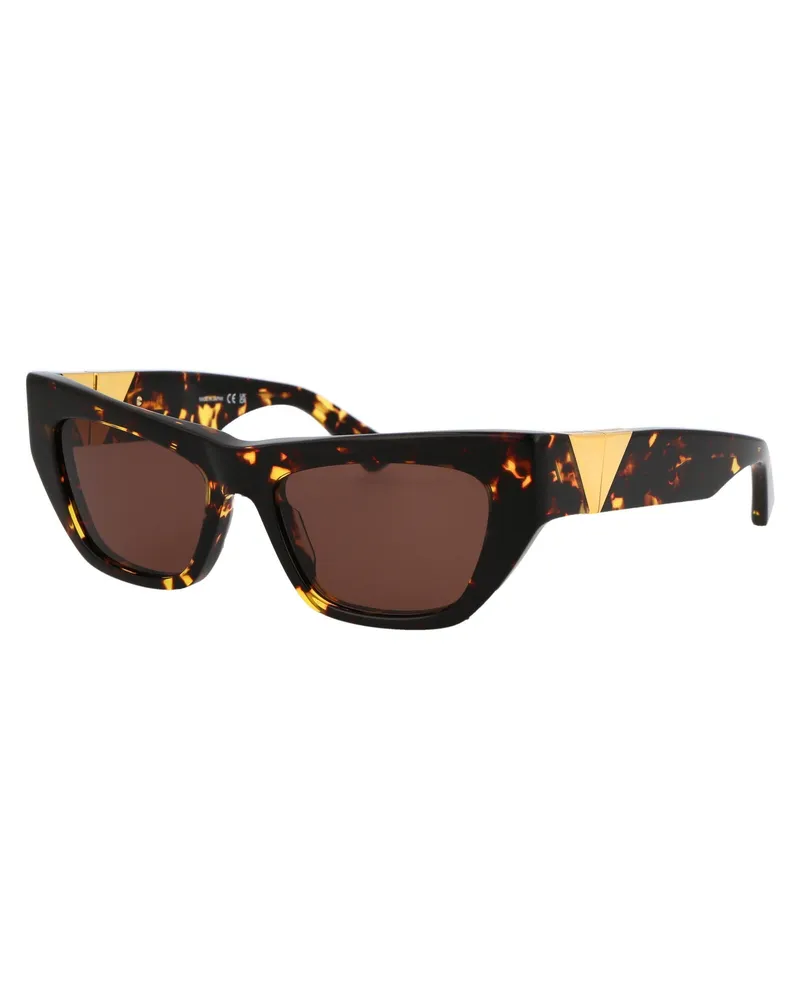 Bottega Veneta Women's Sunglasses Havana Brown Acetate Brown