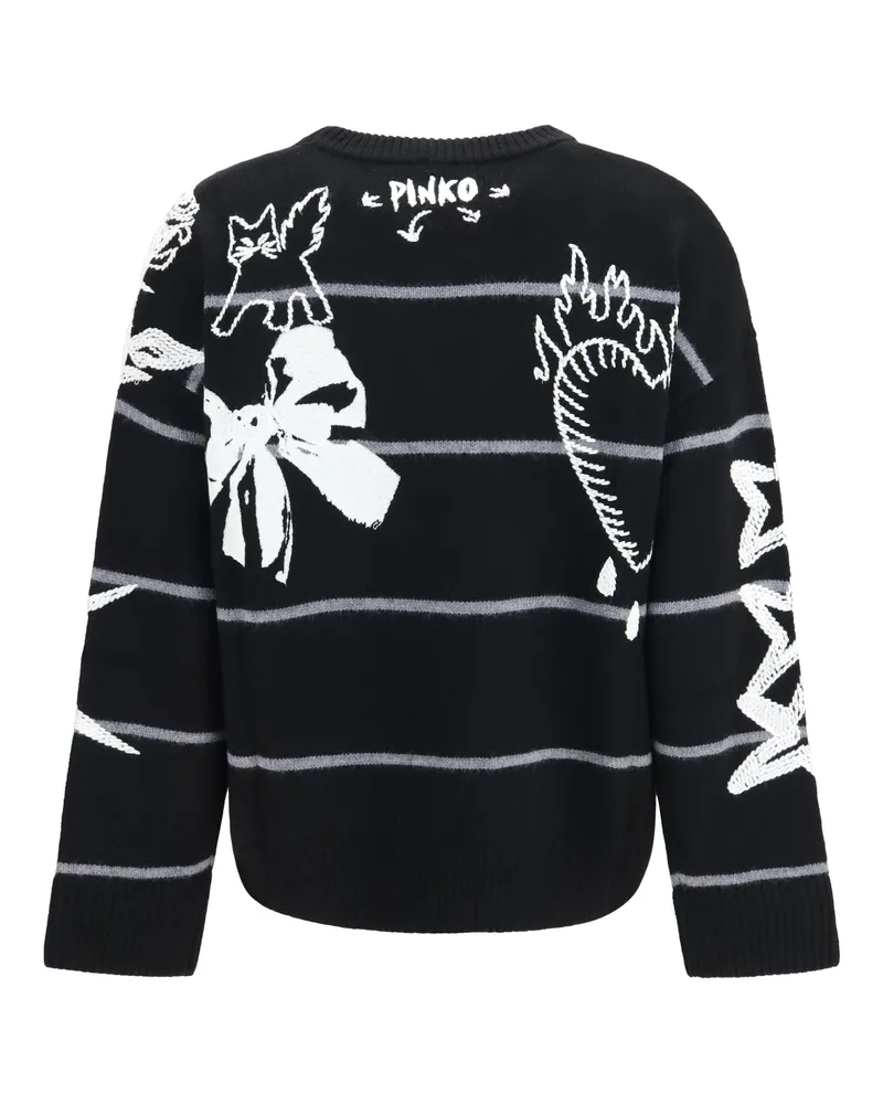 Pinko Andros Sweater — Black Black