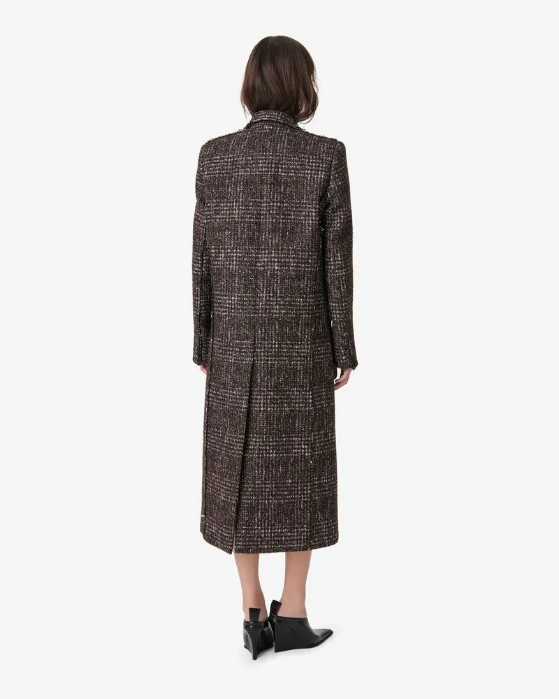 IRO Tweed Coat Marron