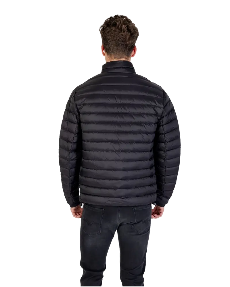 Armani Exchange Quilted Polyamide Down Jacket — Black Black