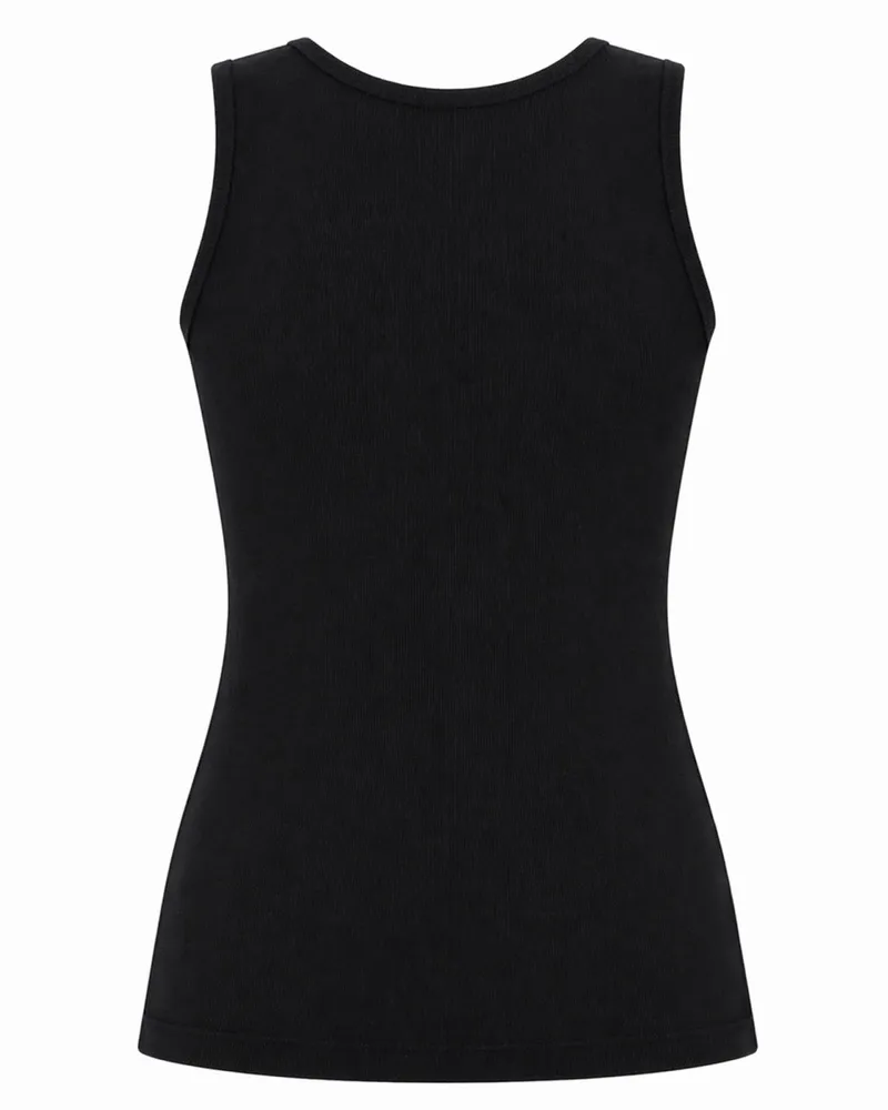 Kitsuné Women's Top Baby Fox Black Cotton Organic Tops Black