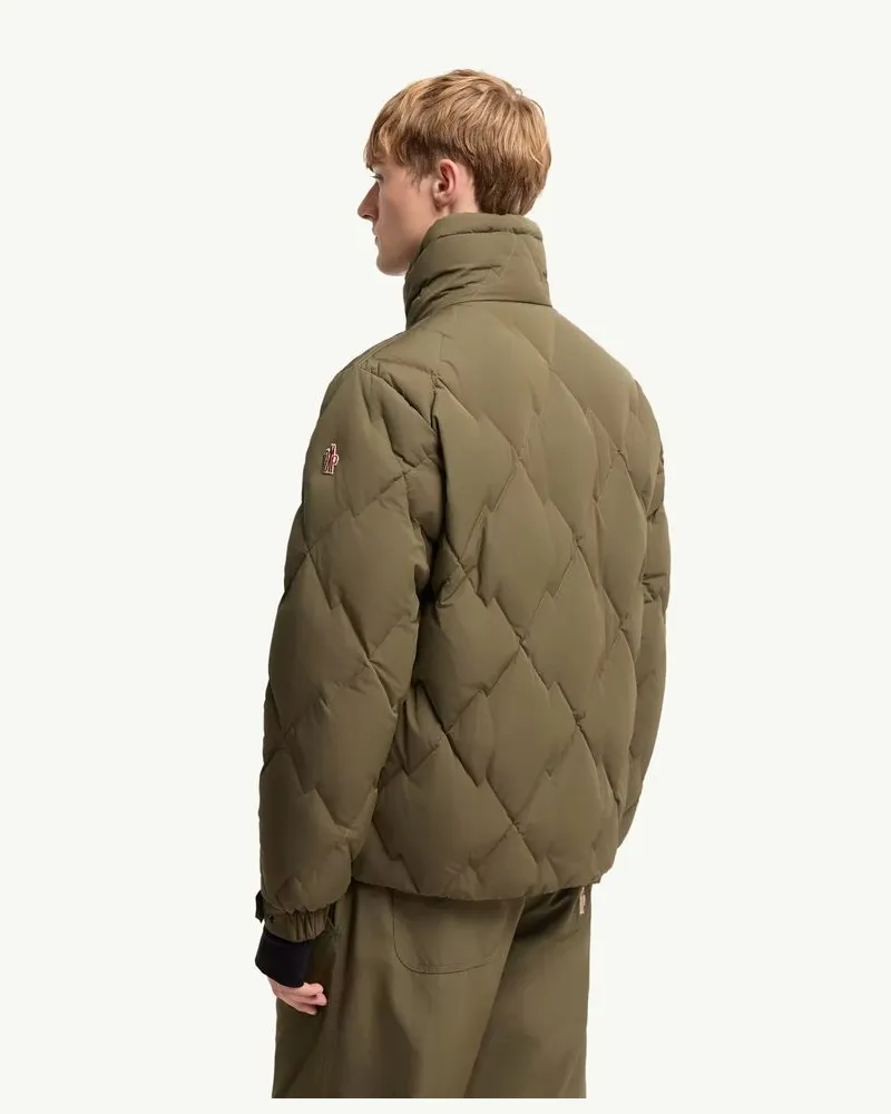 Moncler Quilted Down Jacket — Khaki Khaki