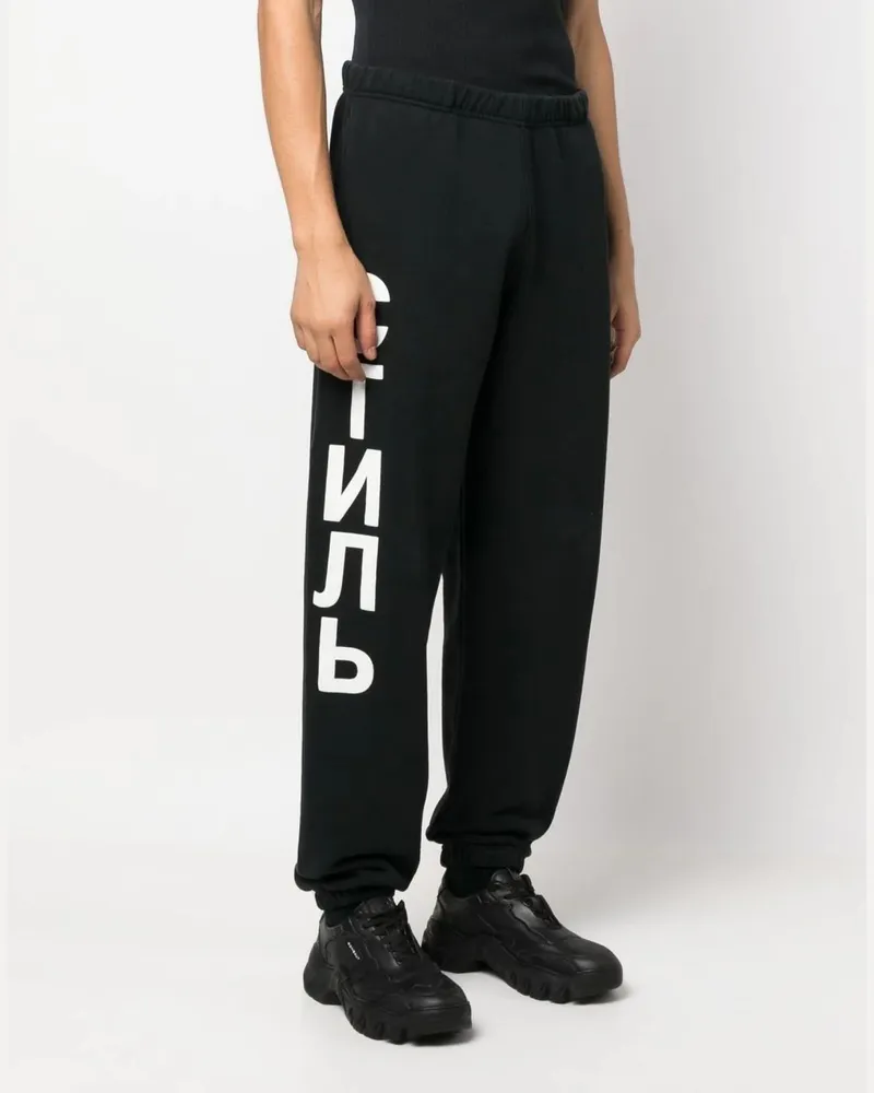 Heron Preston Men's Ctnmb Logo Joggers Sweatpants Black Clothing > Pants Black
