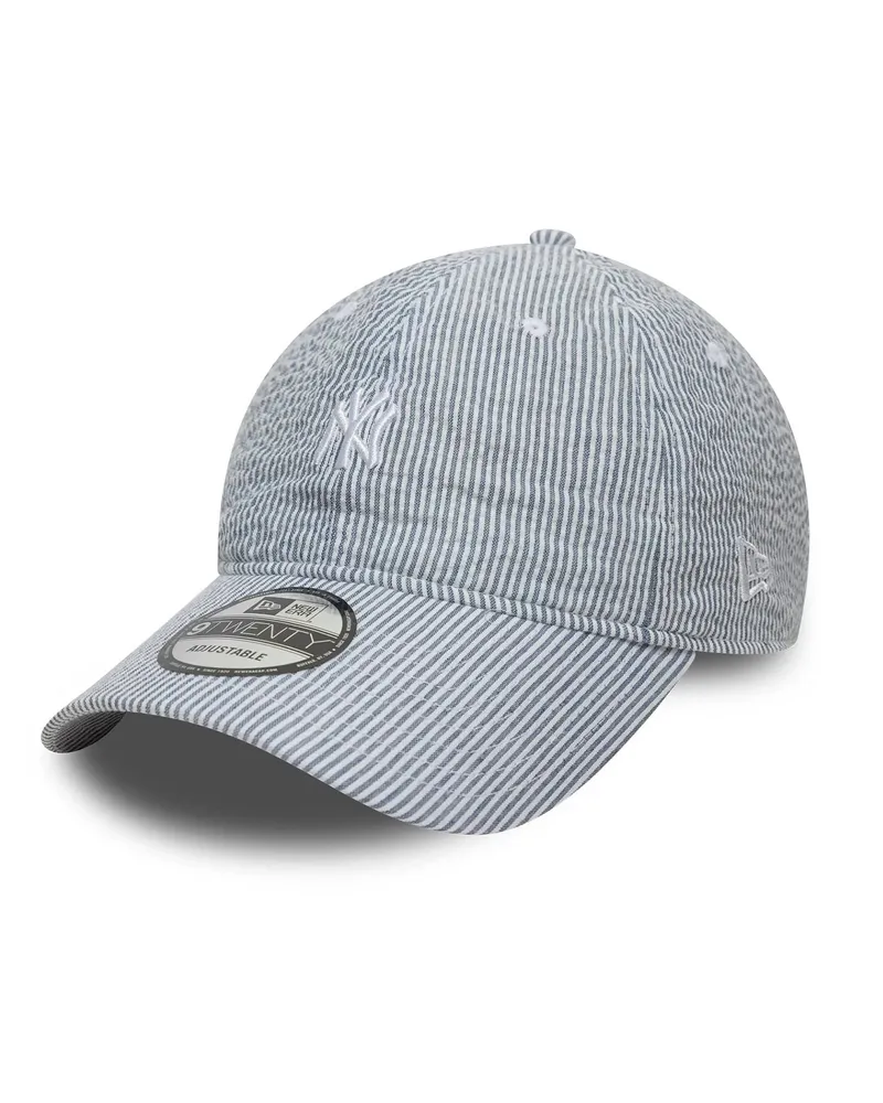 New Era Unisex Cap 9twenty Seersucker Light Blue Crown Hat Blue