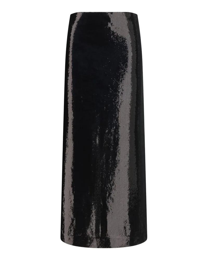 Totême Women's Skirt Sequin Black Polyester Black